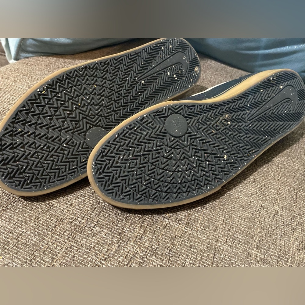 Nike SB Chronic 2 Black White Lace Up Sneakers Skater Flat Comfort Casual - Picture 5 of 6